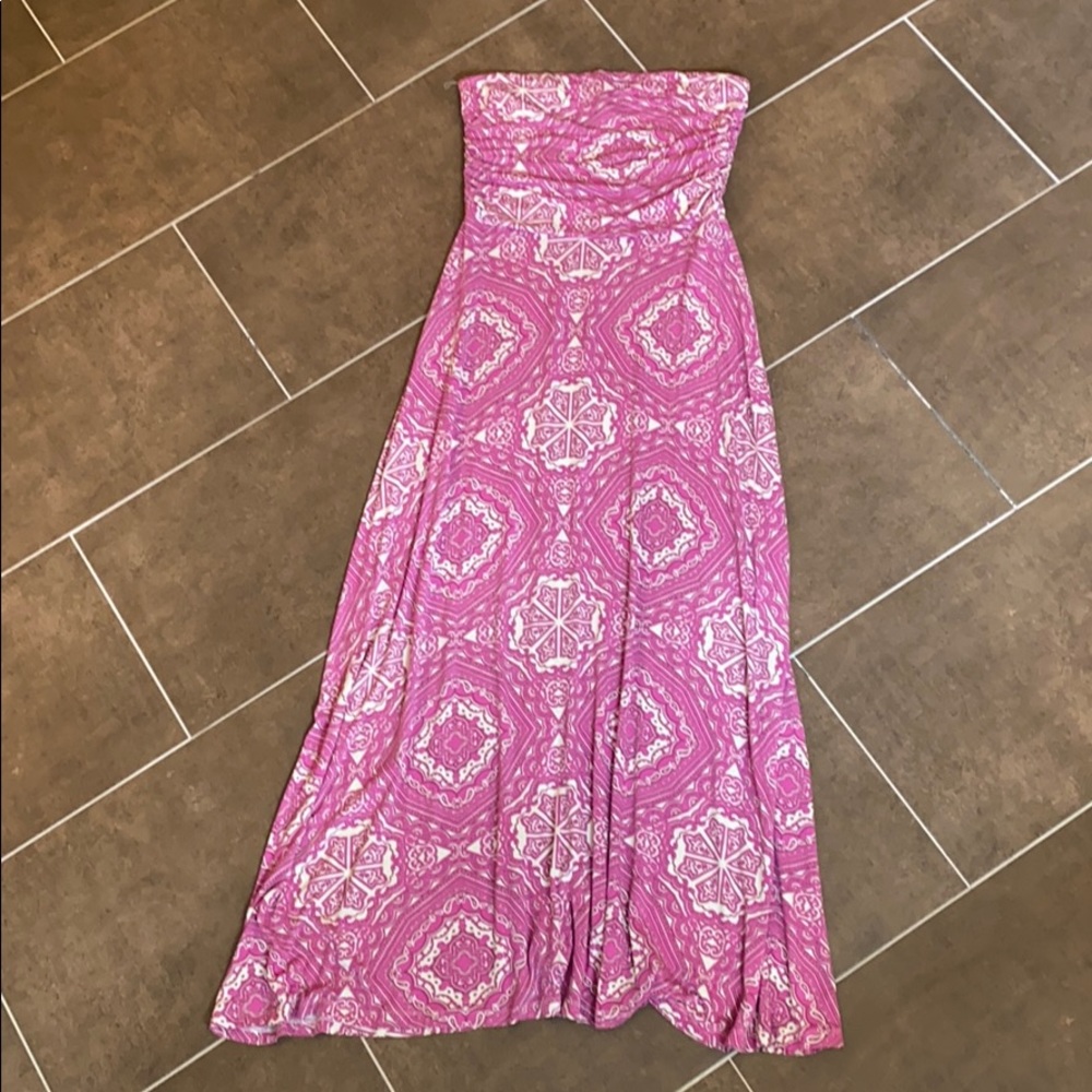 The Limited strapless maxi dress